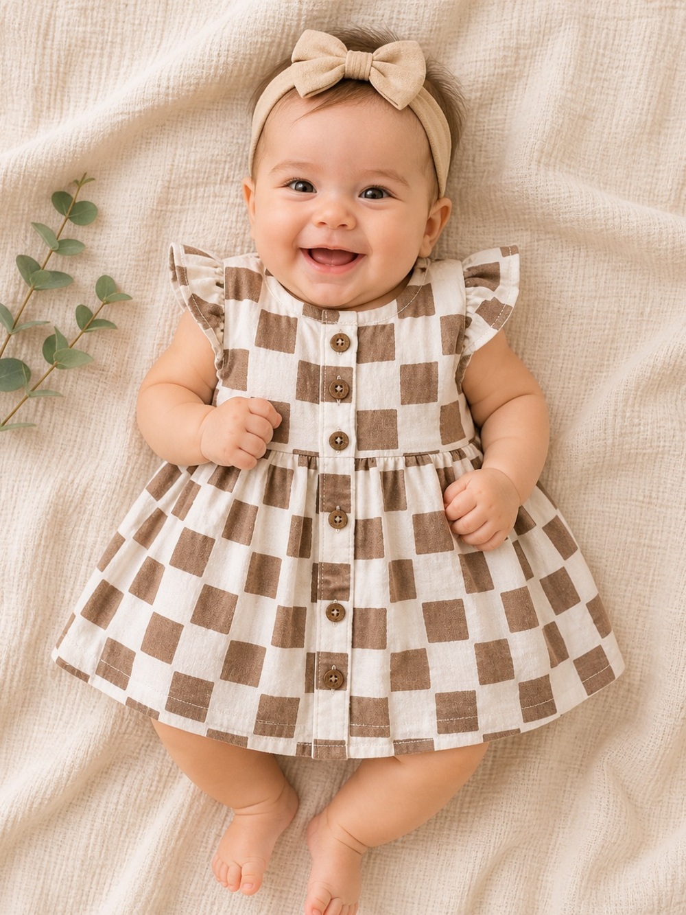 Checkered Linen Sundress